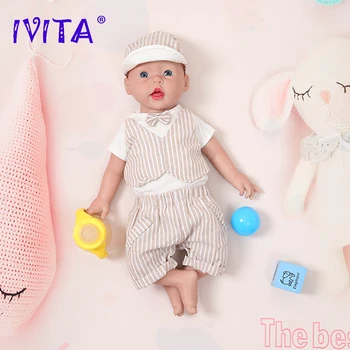 IVITA WB1515 50cm(20inch) 3960g Realist Silicon Renăscut Baby Dolls Realiste Bebe de Educație Timpurie Jucărie Simulate pentru Copii
