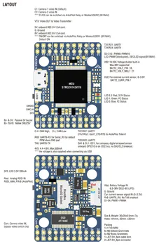 Matek H743 MINI 20x20mm H743 Zbor Controller STM32H743VIT6 ICM20602 Built-in OSD DPS310 PPB pentru FPV Curse RC Drone Piese