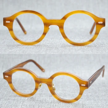 Vintage de Calitate Acetat de ochelari retro cadru rotund original Japonia Manual de calitate familia regală Britanică Re.SHEPPERTON 45