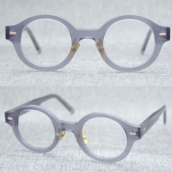 Vintage de Calitate Acetat de ochelari retro cadru rotund original Japonia Manual de calitate familia regală Britanică Re.SHEPPERTON 45