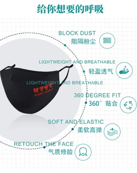 2020 Moda AMG Puterea Inimii Logo Masca de Imprimare Lavabil Respirabil Reutilizabile rezistent la apa Si Praf de Bumbac Gura Masca