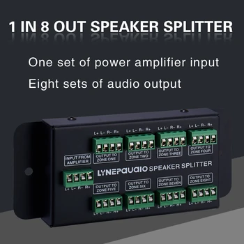 1 Din 8 Amplificator 8 Zona Sursa de Sunet Semnal de Distribuție Panoul de Intrare Unic 300W Pe Canal