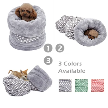 5 Utilizarea Noilor Câine Pisică Casă Sac de Dormit Dot Model 3 Culori de Design de Moda Puppy Medium Dog toate Costum Cusca pentru Animale de companie Moale