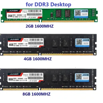 JUHOR DDR3 PC RAM 2GB 4GB 8GB 1600MHz Desktop PC3-12800 1.5 v 240pin sprijini toate sloturi DDR3 placa de baza non-ECC Memorie RAM