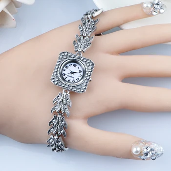 QINGXIYA Ceasuri Femei de Moda Stras Doamnelor Ceas de Brand de Top de Lux Ceas de Argint Femei Ceasuri Cuarț Ceas reloj mujer