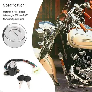 VODOOL 1buc Motocicleta Motocicleta Contactul Cu Fir+2 Cheie Pentru Honda CB125 CM400 CM450 Motor cu Aprindere Accesorii Piese