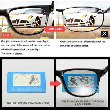 Psacss Moda Pătrat Polarizat ochelari de Soare Barbati de Conducere Pescuit Clasic de Brand Designer de sex Masculin Retro Nit Ochelari de Soare UV400 oculos