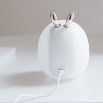 USB Reîncărcabilă Pentru Cerb, Iepure LED Lumina de Noapte din Silicon de Desene animate de Animale Estompat Lampă Copii Copii Copii Cadou Noptiera Dormitor