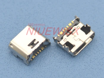 100pc nou 7 PIN 7pin mini micro usb de încărcare de încărcare conector jack plug mufa dock port pentru Samsung i9080 i9082 i879 i8552 i869