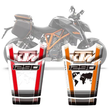 Motocicleta Autocolante Rezervor de Combustibil de Cauciuc 3D Autocolant Fishbone Protecție Decalcomanii Pentru KTM 1290 Super Adventure S 2017 2018 2019