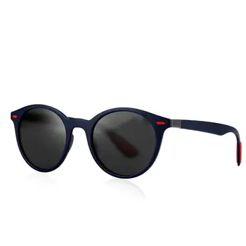 2019 DESIGN Bărbați Femei Clasic Retro Nit Polarizat ochelari de Soare TR90 Picioarele mai Ușoare de Design Cadru Oval Protecție UV400 M181