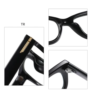 Noi anti-albastru ochelari retro unisex ochelari plate Europene și Americane tendință miopie ochelari pătrați cadru AE0947