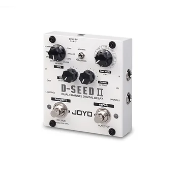 JOYO DSEED II Efect Chitara Pedala de înregistrare în Buclă Unică Stereo Întârziere Chitara Efectoare cu două Piroane Accesorii Muzicale