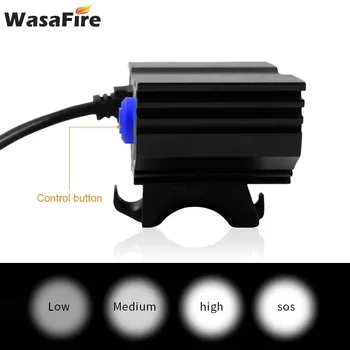 WasaFire X3 Biciclete 6000 Lumeni 4 Modul XML T6 LED-uri Ciclism Lumină Față Acumulator + Incarcator