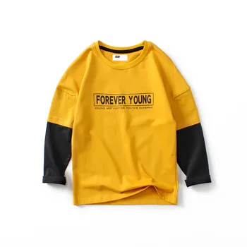 2020 Primavara Toamna pentru Copii T-shirt pentru Băieți și Fete de Moda de Imprimare T-shirt Bumbac Pulover Copii cu Maneca Lunga T-shirt pentru Copii Topuri