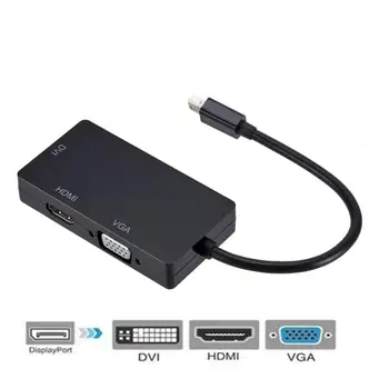 De înaltă Calitate Mini Display Port DP la HDMI VGA DVI Converter Pentru Microsoft Surface Pro 1 2 3 4 Fierbinte de Vânzare