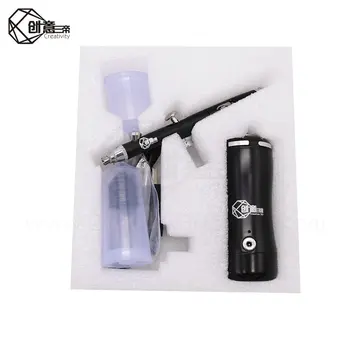 Creativitatea imprimantă 3D-model specific vopsea spray colorat de aer portabil, pompa de oprire automată de încărcare mini pistol de pulverizare SG01