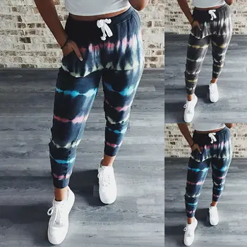 Femei Sexy Jogger Dans Sportiv Pantaloni Funduri Pantaloni Doamnelor Gradient De Trening Nou