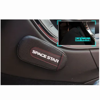 De înaltă Calitate din Piele Pernă Picior Genunchi Pad Portiera brațul pad Interior Accesorii Auto Pentru Mitsubishi Space Star