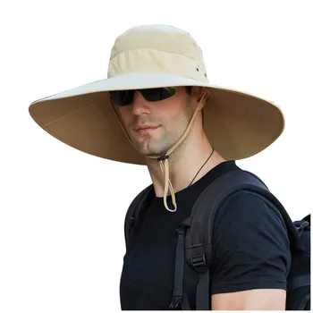 Găleată Pălărie Bărbați În Aer Liber Protecție Solară Pescar Pliabil Găleată Pălărie De Soare Dublu Care Se Confruntă Pac Gorro Pescador Chapeu De Pescador #40