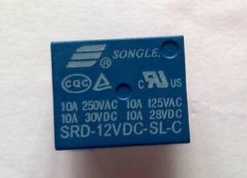 50pcs/lot Original Songle releu SRD-12VDC-SL-C 12V T73 5 pin 250V 10A