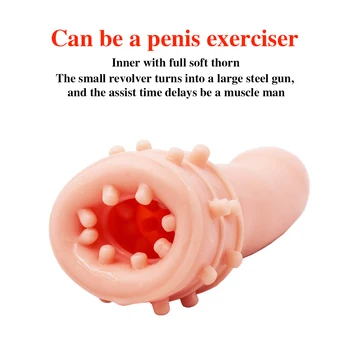 Stimula Clitorisul Cu Vibratorul Pentru Barbati Penis Îngroșa Extins Ejaculare Penis Prezervativ Penis Maneca De La Distanță Vibratoare Jucarii Sexuale Pentru Barbati