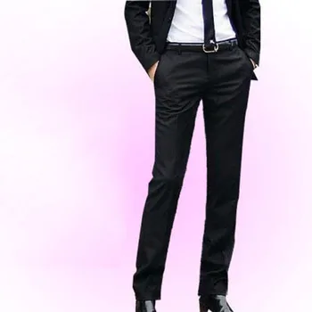 Transport gratuit noi Toamna stil coreean bărbați îmbrăcăminte negru costum de moda pantaloni pentru bărbați pantaloni slim casual pant