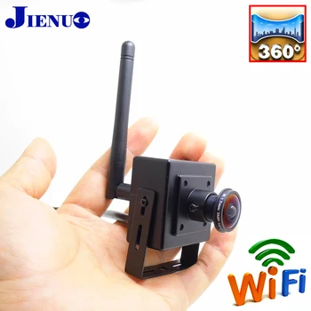 JIENUO MINI Vedere Panoramică Camera Wireless Ip 1080P Inteligente de Securitate Cctv de Supraveghere Video Audio Cam Wifi HD Interior Acasă Ipcam