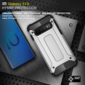 Fundas Pentru Samsung Galaxy S10 Plus Caz Hibrid Armura Acoperire Pentru Samsung S10 Lite Caz Pentru Samsung Galaxy S10 Caz Rezistent La Socuri
