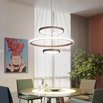 Candelabru Modern, minimalist, duplex, etaj sala de moda atmosferă Nordic living lampa villa scară în spirală lungă perioadă de agățat