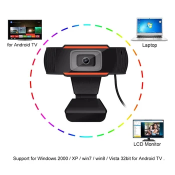 USB 2.0 Camera Web HD de Calculator Camera Webcam Înregistrare Video camere web Cu Microfon pentru Calculator PC веб камера