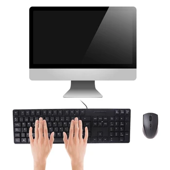 1 buc spaniolă/engleză Tastatura Tăcut Impermeabil Biroul de la Tastatură Pentru Windows Calculator de Înaltă Calitate