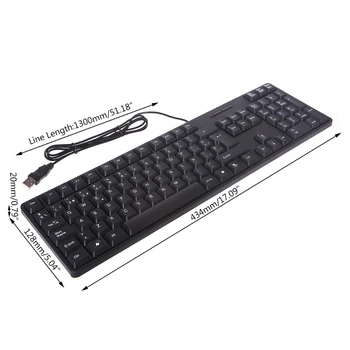 1 buc spaniolă/engleză Tastatura Tăcut Impermeabil Biroul de la Tastatură Pentru Windows Calculator de Înaltă Calitate