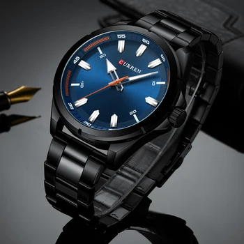 CURREN Reloj Hombre Brand de Moda Simplu Casual, Business Ceasuri Barbati Data Impermeabil Cuarț Mens Watch Relogio Masculino