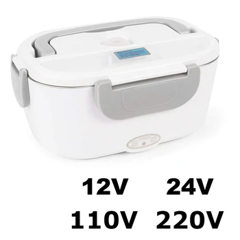 12V, 24V, 110V 220V Electric Cutie de Prânz din Oțel Inoxidabil Mașina Acasă, Birou, Încălzire Bento Box Copii Alimente Calde Recipient Portabil Set
