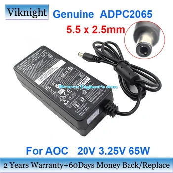 Autentic ADPC2065 20V 3.25 V 65W AC Adaptor Pentru Monitor AOC AG322FCX U2879VF 280LM00004 315LM00019 E2272PWUT/BS Încărcător de Putere