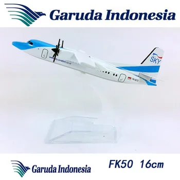 16CM 1:400 Scară FK50 PK-ECE model Garuda Indonesia airlines trenul de aterizare a aeronavelor Cu baza din aliaj de avion afișa colecția de Jucării