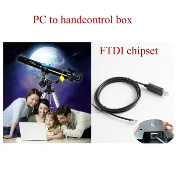 FTDI USB la RJ9 4P4C Serial RS232 Converter Cablu Adaptor pentru Celestron Nexstar EQ6 Telescoape PC USB Connect Control de Mână