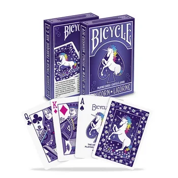 Bicicleta Unicorn Standard Pachet de Cărți de Joc de Poker Dimensiune USPCC Personalizate Editie Limitata de Carduri de Magie Trucuri Magice elemente de Recuzită pentru Magician