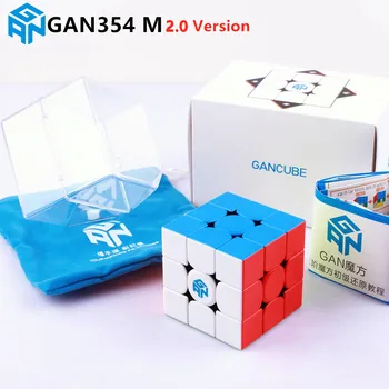 GAN356 X 3x3x3 magic magnetice viteza gan cub profesional gans puzzle gan354 M magneți cub 3x3 gan 356 RS