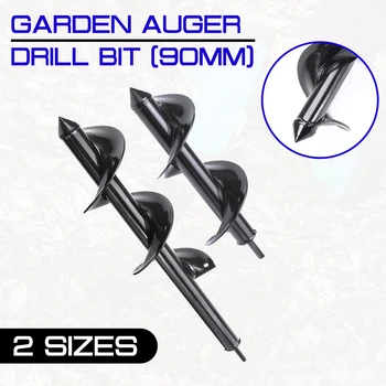 90mm Grădină Mașina de plantat Burghiu de Pamant Auger Hole Digger Instrument de Gard Sonda Post Post Hole Digger Grădină Auger Curte Instrument
