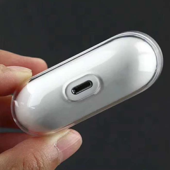 10x Transparent Căști fără Fir de Încărcare Capac Sac pentru Apple AirPods 1 2 3 Pro Cazuri Greu PC-ul Bluetooth Cutie Cască Clar Shell