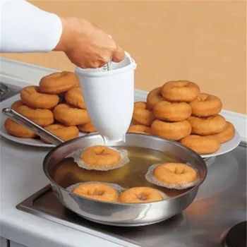 Practic din Plastic Gogoși Donut Maker Mașină de Mucegai Instrument DIY Bucatarie Patiserie copt cozonaci Elegant Bakeware Instrumente A65