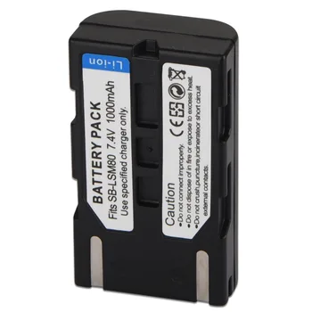 1buc 1000mAh SB-LSM80 Repalcement Camera Baterie Pentru Samsung VP-DC161 VP-DC163 VP-DC165WB VP-DC565WBi VP-DC563i SC-D351 SC-D353