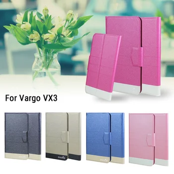 5 Culori Calde! Vargo VX3 Caz Telefon cu Capac din Piele,Pret de Fabrica Protecție Completă Flip Stand Piele Coajă de Telefon de Cazuri
