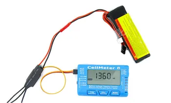 Rc cellmeter 8 AOK poate detecta 1-8s display baterie, cu servo/bandă îngustă servo testare și alte funcții