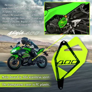 Pentru KAWASAKI NINJA400 Ninja 400 2018-2020 Motocicleta Pinion Fata Capac apărătoare de Lanț Accident Protector