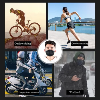 Tcare Bărbați Femei Praf Masca De Fata Reglabile Ochiurilor De Plasă Respirabil Refolosibile Lavabile Gura Măști De Ciclism Rider Călătorie Camping
