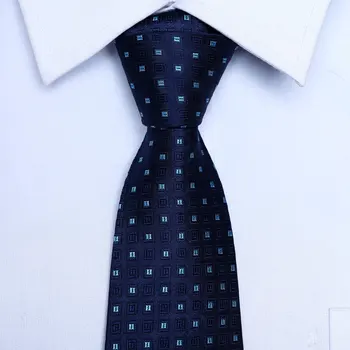 2020 clasic cu dungi și dot print bărbați legături de gât cravate de mătase de înaltă calitate