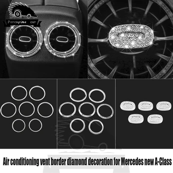 Masina de diamant Aer condiționat de Ventilație de Evacuare Inel Capac Ornamental pentru Mercedes Benz Clasa a W177 V177 A180 A200 A220 A250 2019+